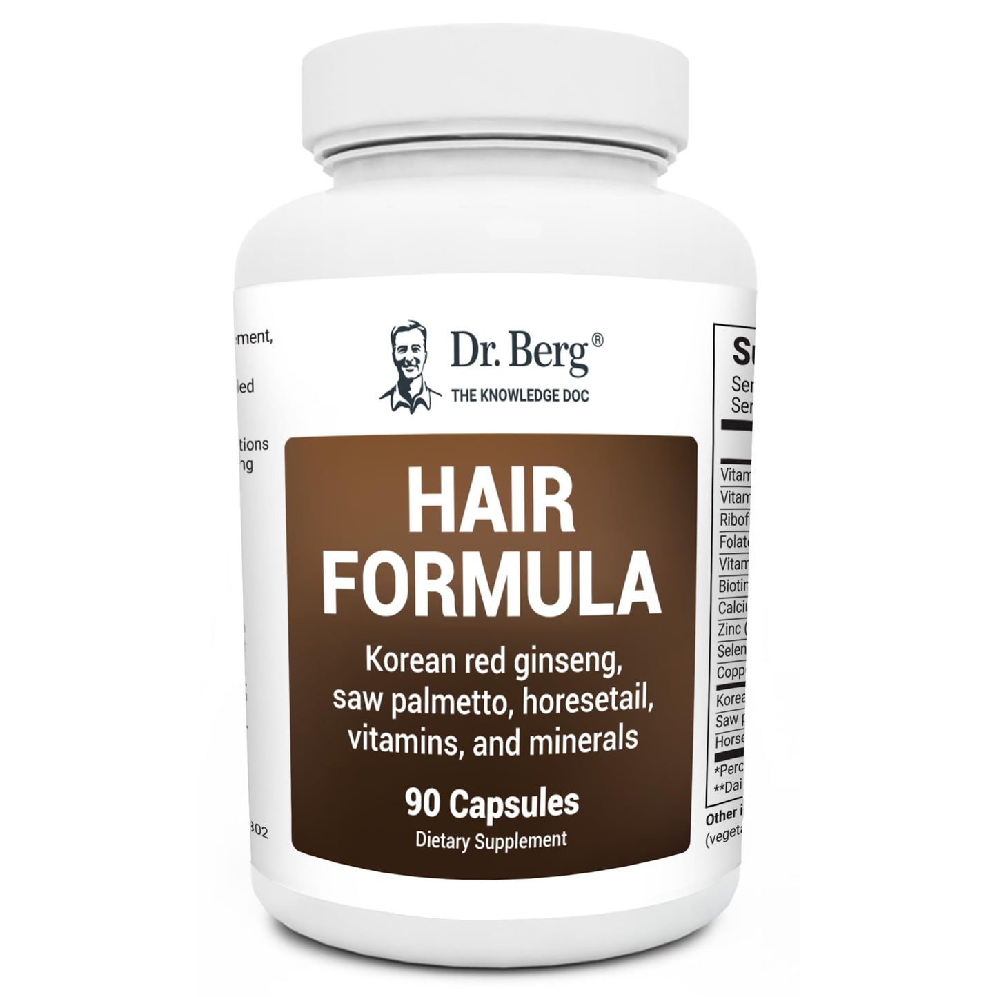 Dr. Berg All in One Vitamins for Hair, Skin & Nails - Advanced Formula with Biotin