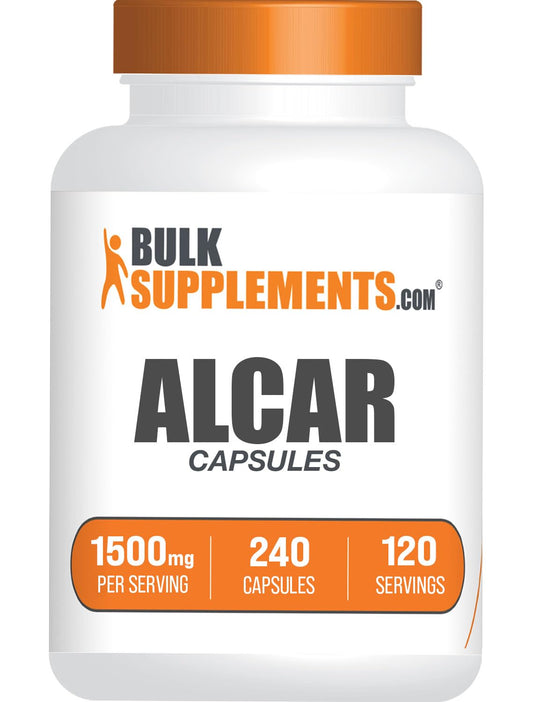 BULKSUPPLEMENTS.COM Acetyl L-Carnitine Capsules - ALCAR HCl, Carnitine Supplement 