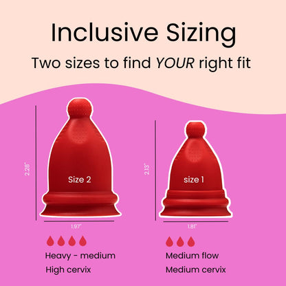 Bfree Menstrual Cup - Reusable Period Cup Leak-Free Eco-Friendly Tampon/Pad Alternative