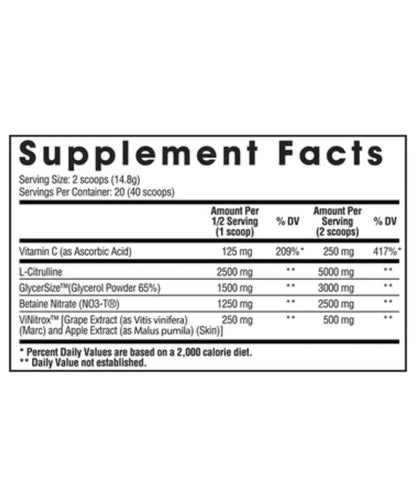 Arms Race Nutrition Daily Pump Stim-Free Pre-Workout - Venice Beach - 10.6 oz.