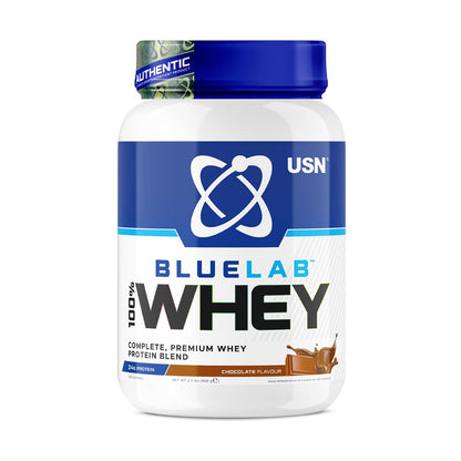 USN Blue Lab Whey Protein Powder: Chocolate - Whey Protein 2kg - Post-Workout