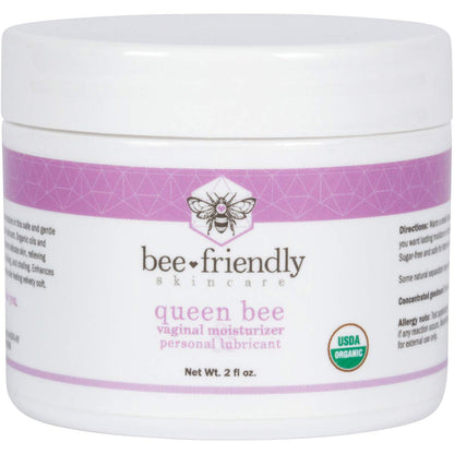 BeeFriendly Organic Vaginal Moisturizer, USDA Certified, Natural Vulva Cream For Dryness