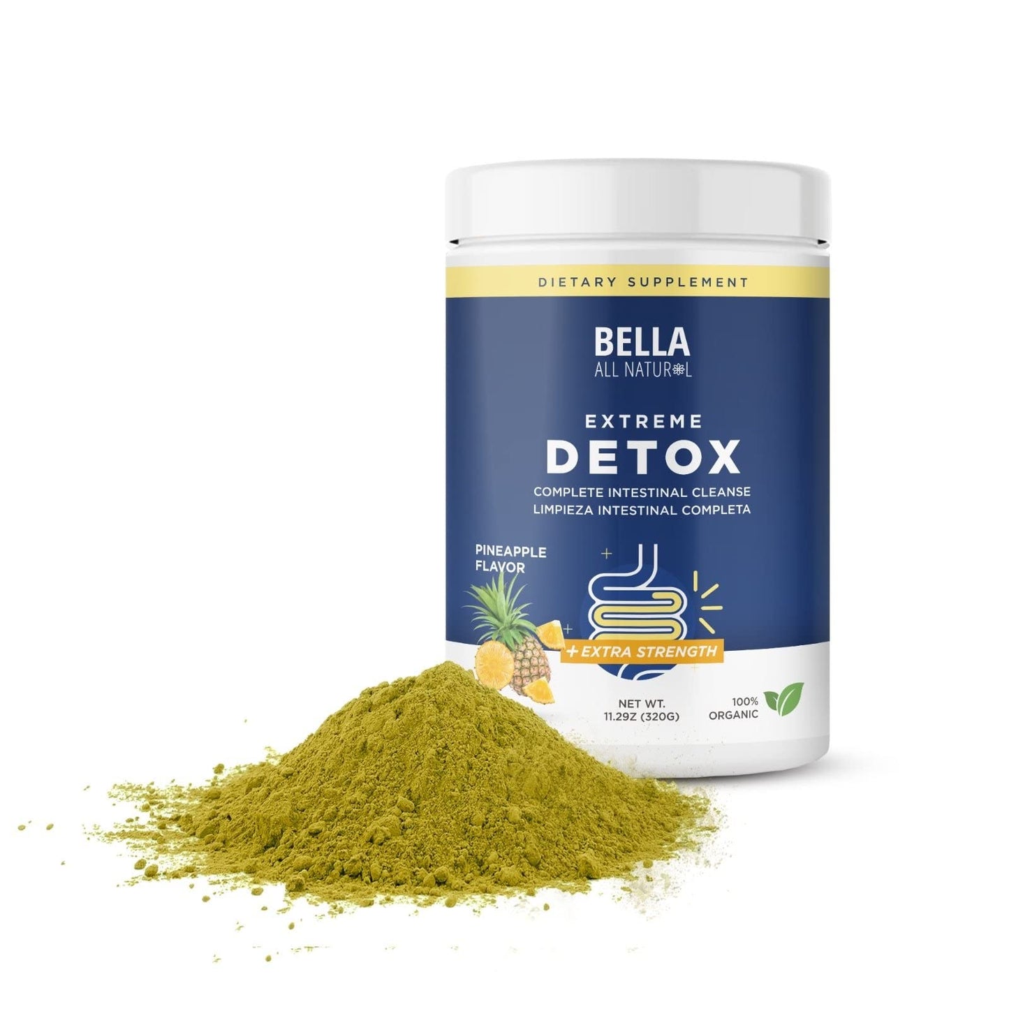 Bella All Natural Extreme Detox Powder (Pineapple)