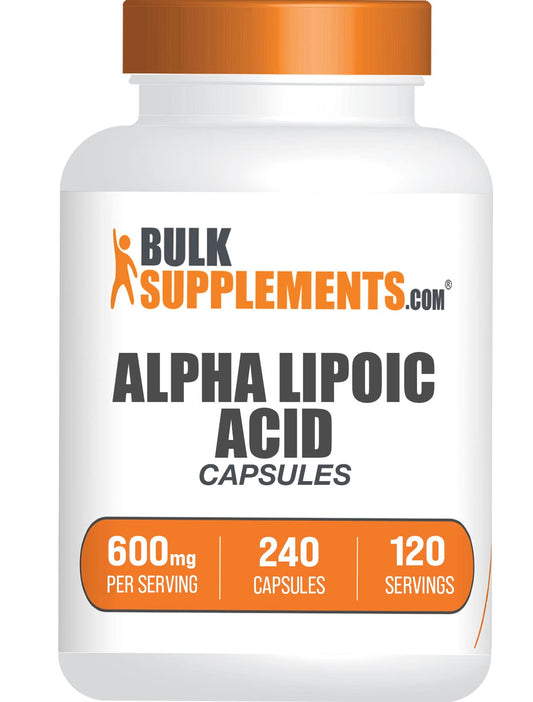 BULKSUPPLEMENTS.COM Alpha Lipoic Acid Capsules - ALA Supplement, Alpha Lipoic