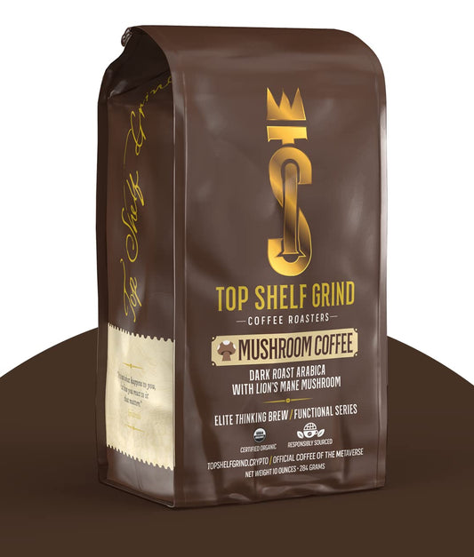 Mushroom Coffee – Ground Dark Roast Organic Lions Mane Coffee