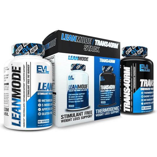 EVL Weight Loss Support Stack - Trans4orm Thermogenic Fat Burner Support Pills