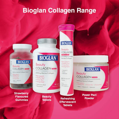 Bioglan Collagen Gummies | 1000mg | Hydrolysed Marine Collagen | Biotin