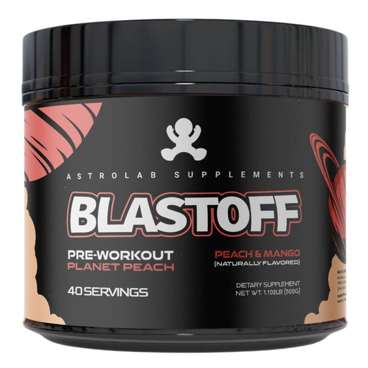 BLASTOFF Pre-Workout Powder - Organic Beet Root Powder with Natural Peach Mango