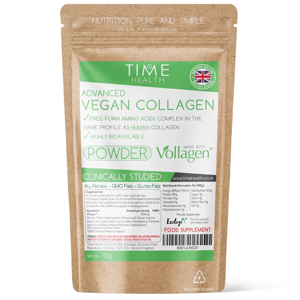 Vollagen® Advanced Vegan Collagen Powder - Amino Acid Complex in Ratio of Collagen