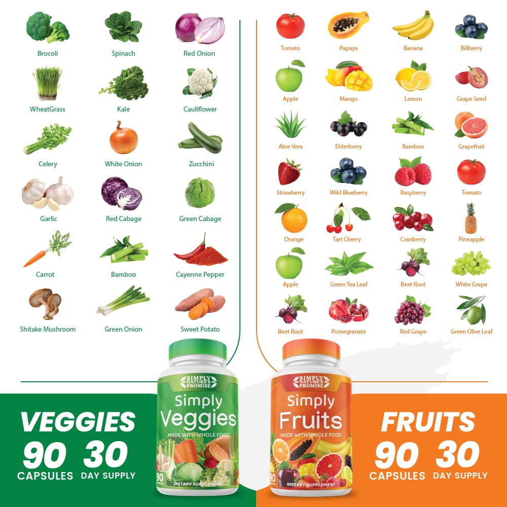 Simply Nature's Promise - Packed with Over 40 Different Fruits & Vegetables