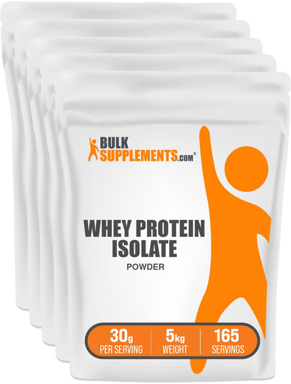 BULKSUPPLEMENTS.COM Whey Protein Isolate Powder - Unflavored Protein Powder