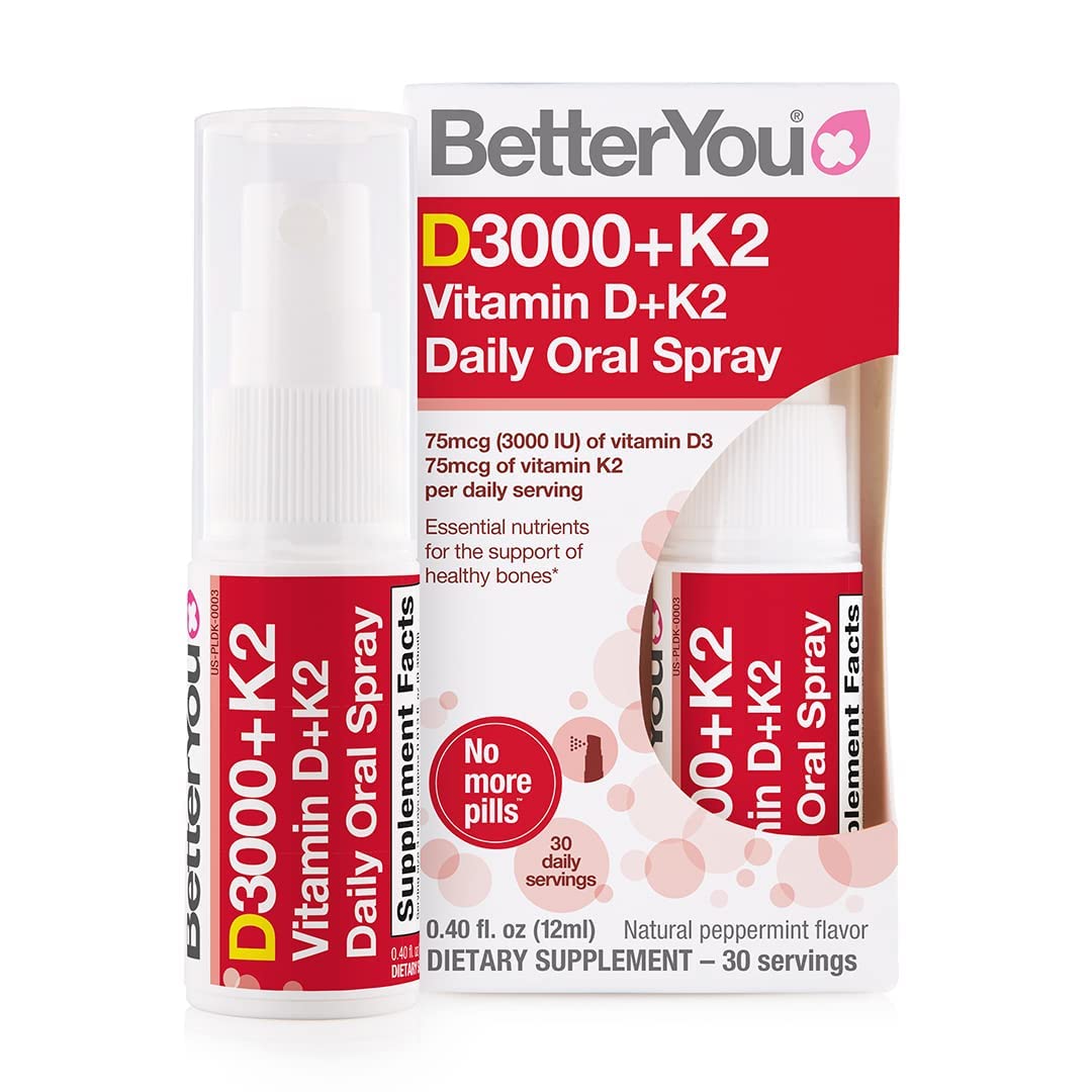 BetterYou D3000 + Vitamin D + K2 Spray 12ml