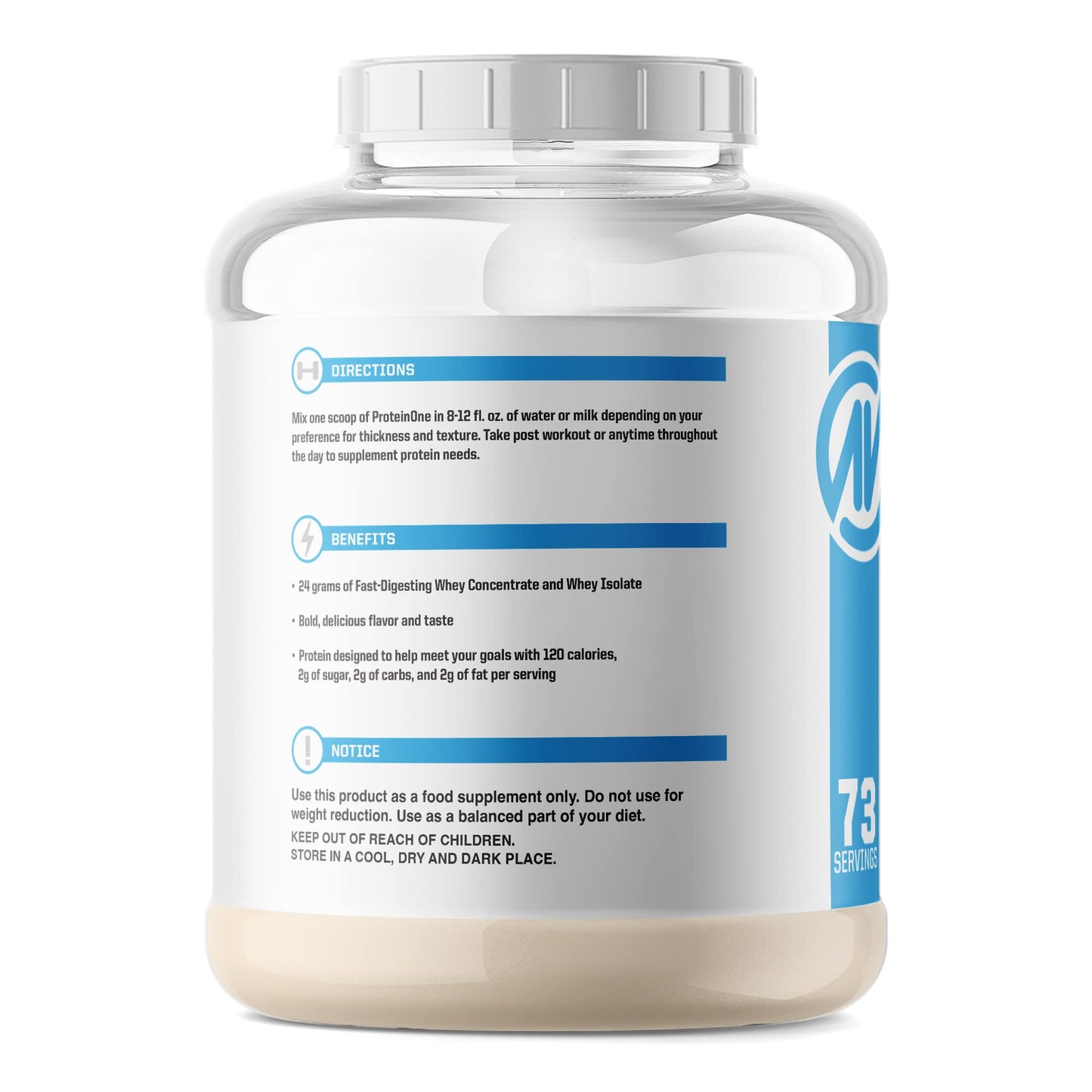 NutraOne ProteinOne Whey Protein Promote Recovery and Build Muscle with a Protein