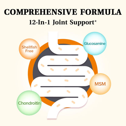 NatureMyst Glucosamine Chondroitin & MSM, Turmeric, Boswellia, Collagen, Hyaluronic