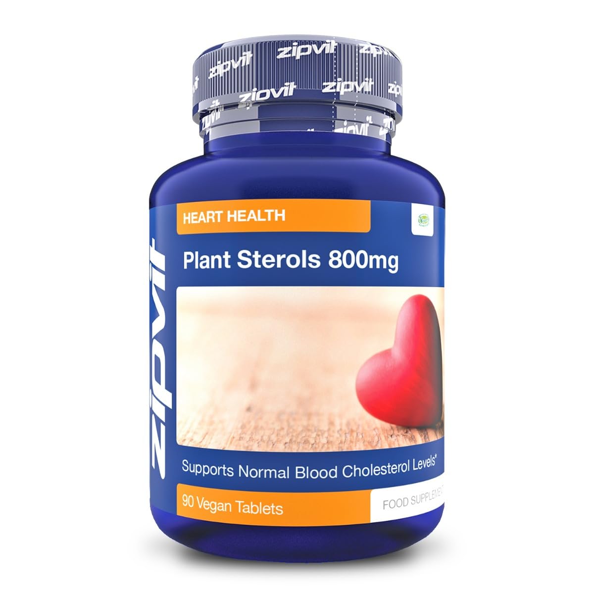 Plant Sterols High Strength 800mg, 90 Vegan Tablets, Supports and Helps Lower 