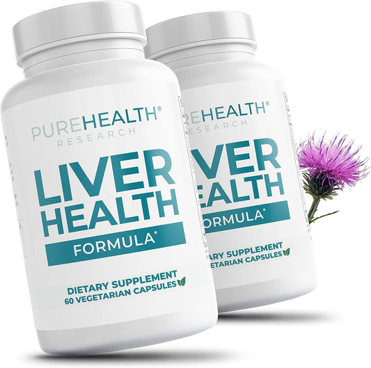 2 Liver Health Detox and Cleanse Supplement for Fatty Liver - Healthy Liver