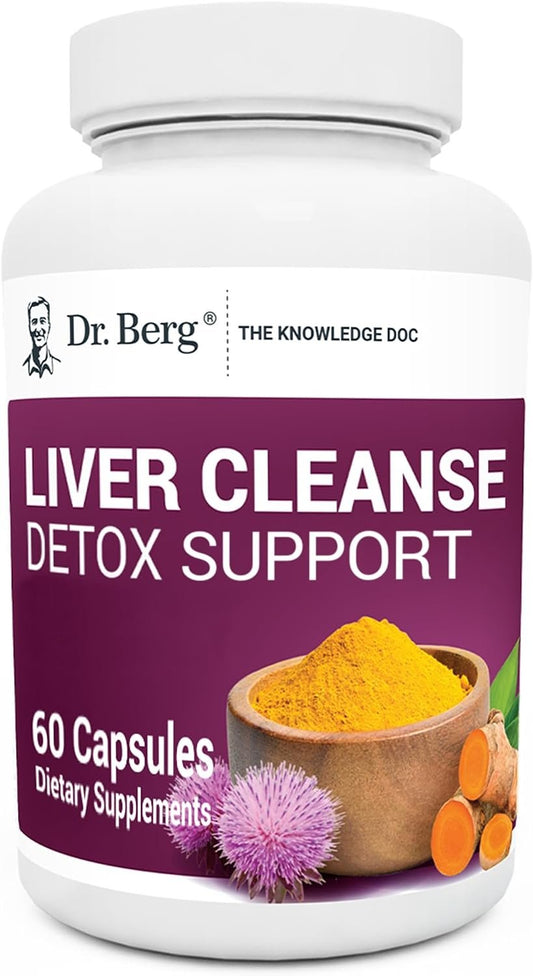 Dr. Berg Liver Cleanse Detox Capsules w/Unique Blend of Milk Thistle