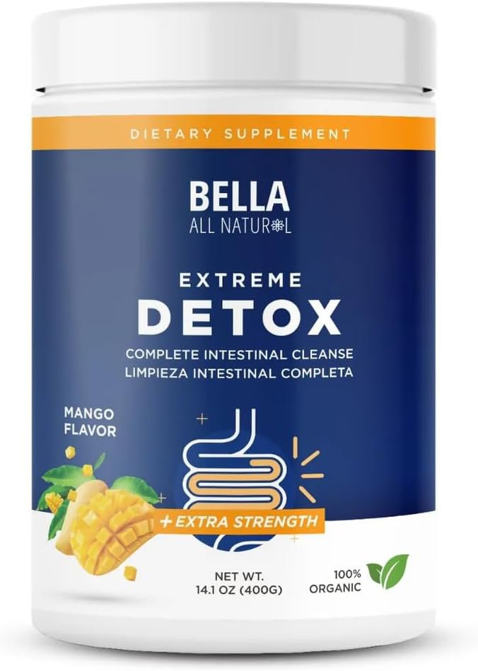 Bella All Natural Extreme Detox Powder - Mango