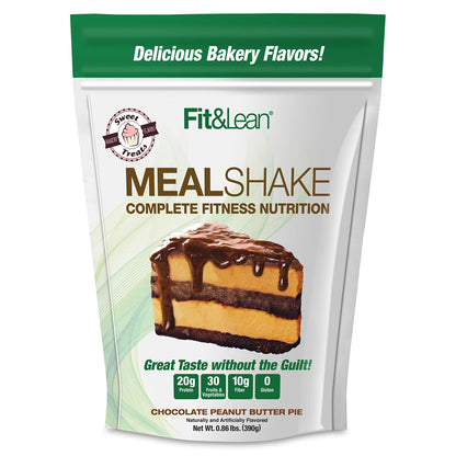 Fit & Lean Meal Shake Meal Replacement with Protein, Fiber, Probiotics and Organic Fruits