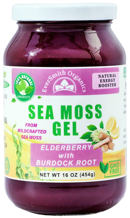 EverSmith Organics - Wildcrafted Irish Sea Moss Gel | Made in USA | Rich in Vitamins