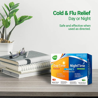 AXIM Day & Night 325-15-5-6.25 mg x 72 softgels