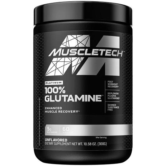 Glutamine Powder | MuscleTech 100% Pure L Glutamine Powder | Post Work