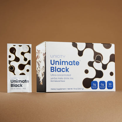 Unicity UNIMATE Black - Great Tasting - 30 Pack