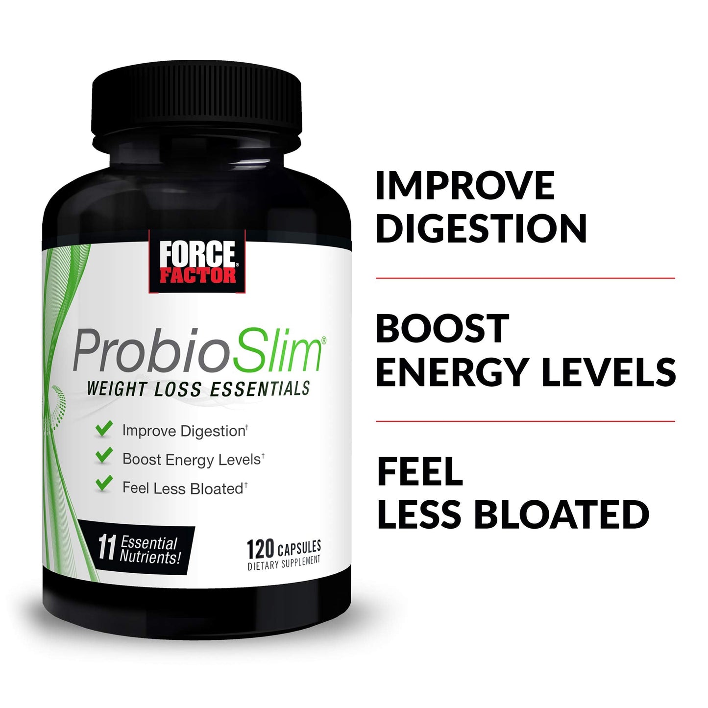 FORCE FACTOR ProbioSlim Weight Loss Essentials Complete Daily Digestive Health