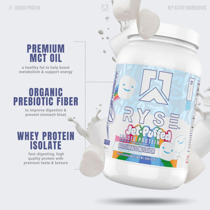 RYSE Up Supplements Loaded Protein Powder | 25g Whey Protein Isolate & Concentrate