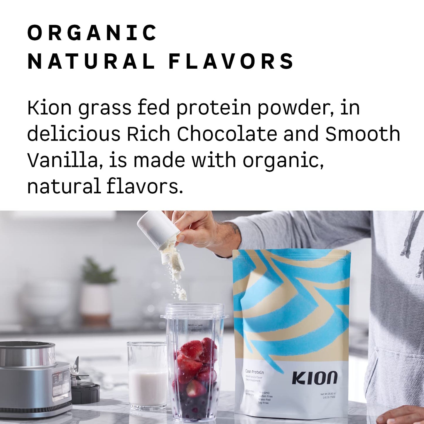 Kion Clean Protein | Grass-Fed & Pasture-Raised Whey Isolate Protein Powder