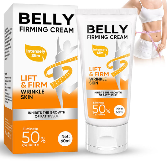 B Flat Belly Firming Cream, Skin Tightening & Cellulite Cream, Moisturizing Firming Lotion