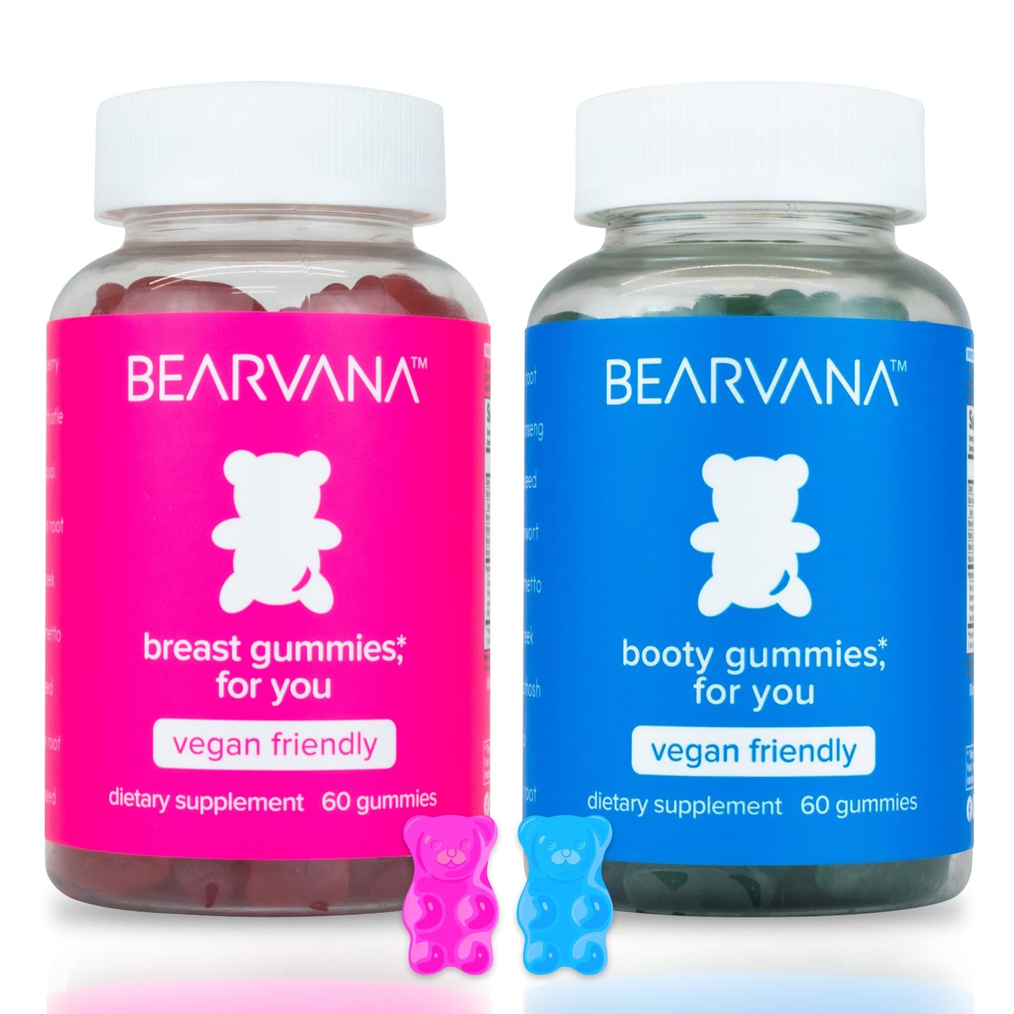 BEARVANA Bum & Chest Support Gummies for Women | Workout Enhancement