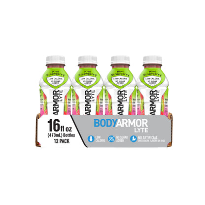 BODYARMOR LYTE Sports Drink Low-Calorie Sports Beverage, Kiwi Strawberry