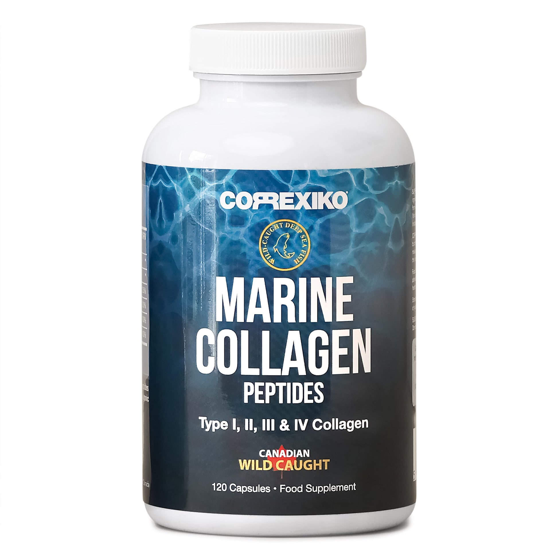 CORREXIKO Marine Collagen Pills, High Strength 2200mg Anti-Ageing Tablets 