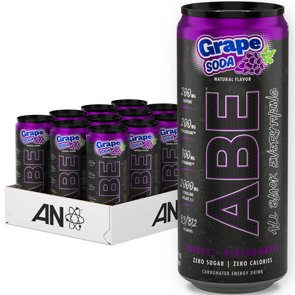 ABE Energy + Performance Sugar Free Energy Drink - All Black Everything Drink