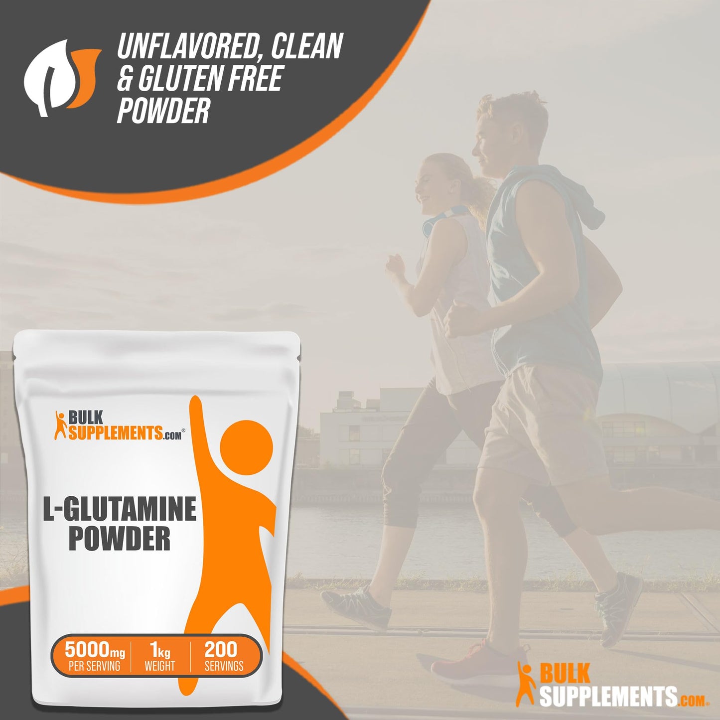 BULKSUPPLEMENTS.COM L-Glutamine Powder - Glutamine Supplement, L Glutamine