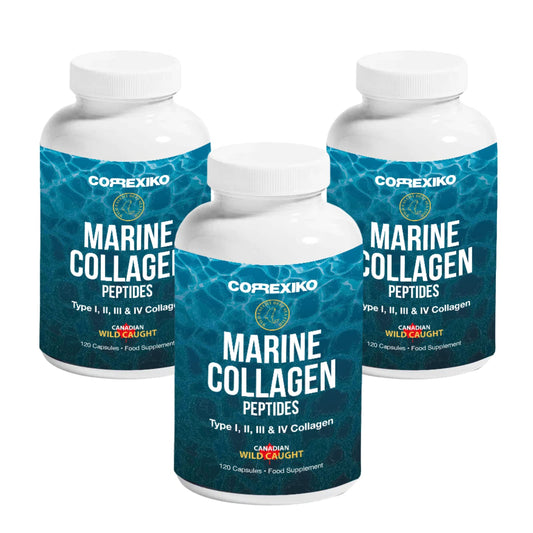 CORREXIKO Marine Collagen Pills, High Strength 2200mg Anti-Ageing Tablets