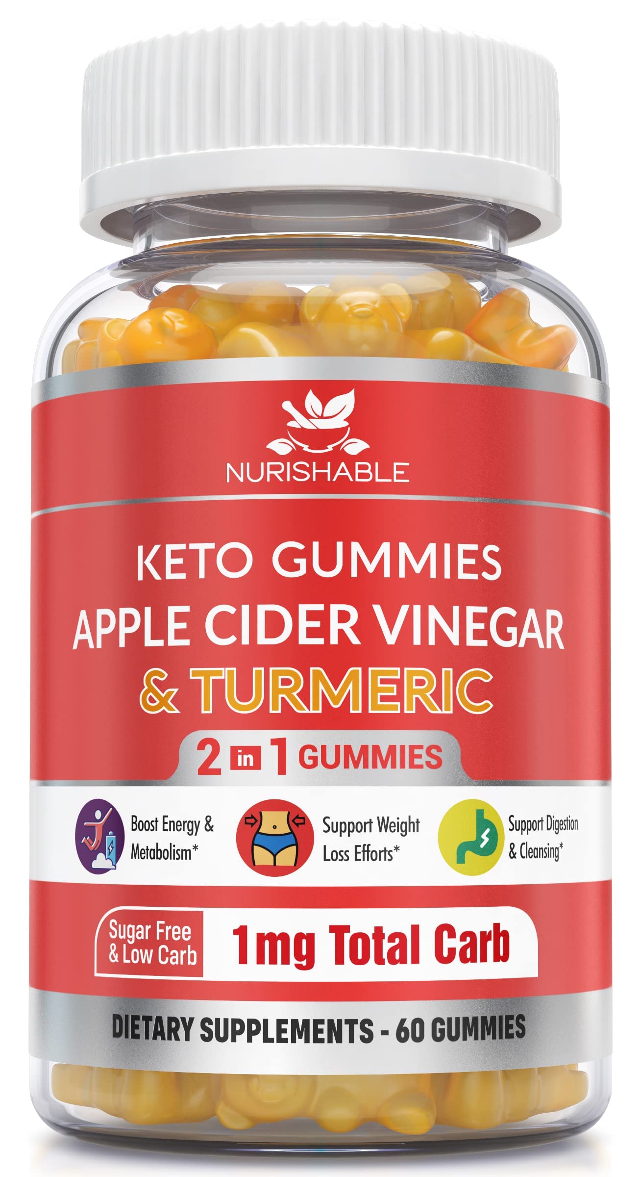 ACV Keto Gummies for Weight Loss - Advanced Weight Loss Formula with Apple Cider 