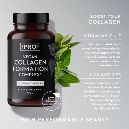 Premium Vegan Collagen Booster Supplement - Hair Skin & Nails Vitamins