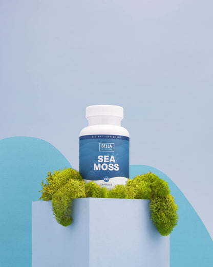 Bella All Natural Sea Moss Vitamins | Pure Sea Moss | Irish Sea Moss, 60 Capsules