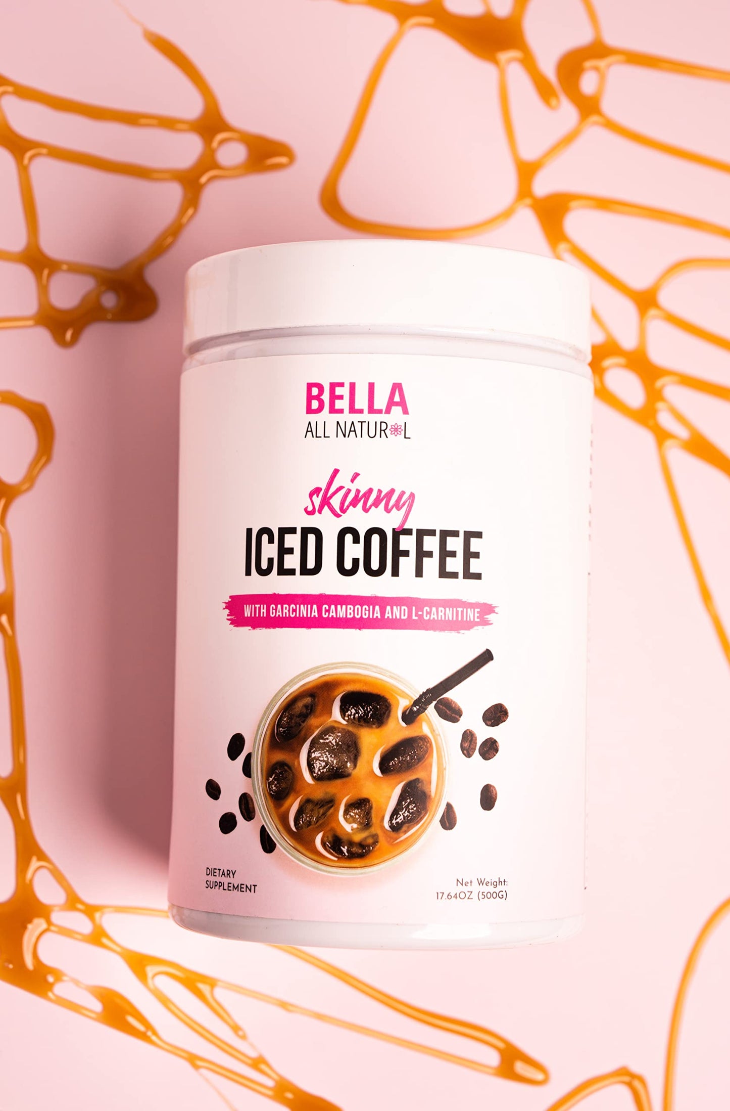 Bella All Natural Skinny Iced Coffee - Good Taste - 500 Grams