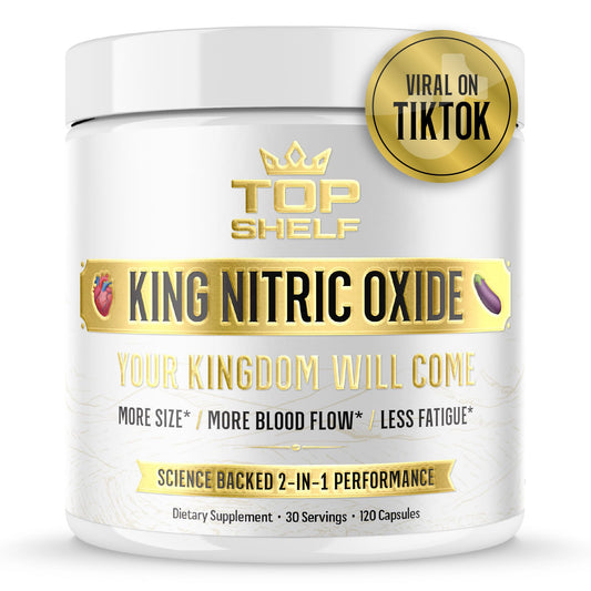 Join Top Shelf Grind Nitric Oxide Supplement for Men 6-in-1, Alpha Blood Flow, Stamina