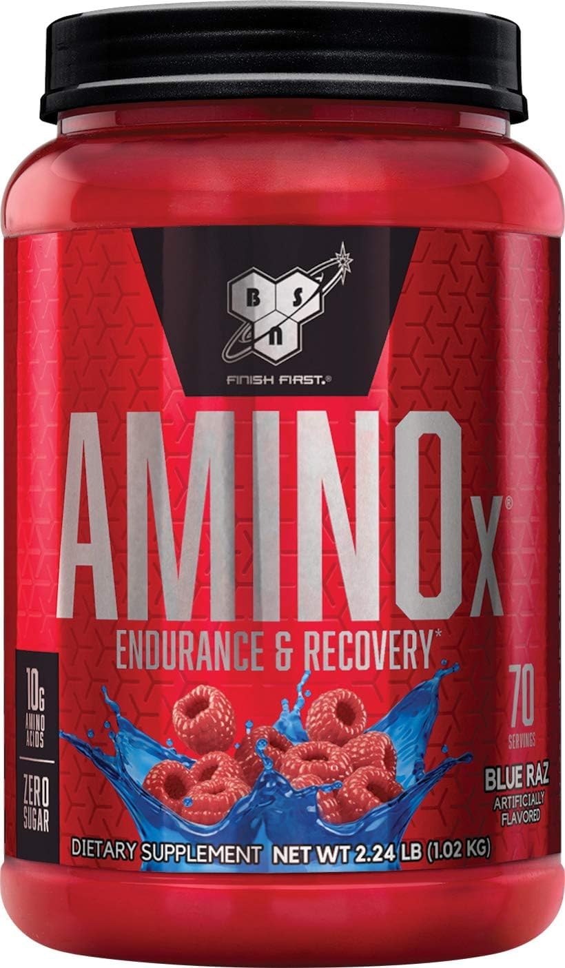 BSN Amino X Muscle Recovery & Endurance Powder with BCAAs, Intra Workout Support