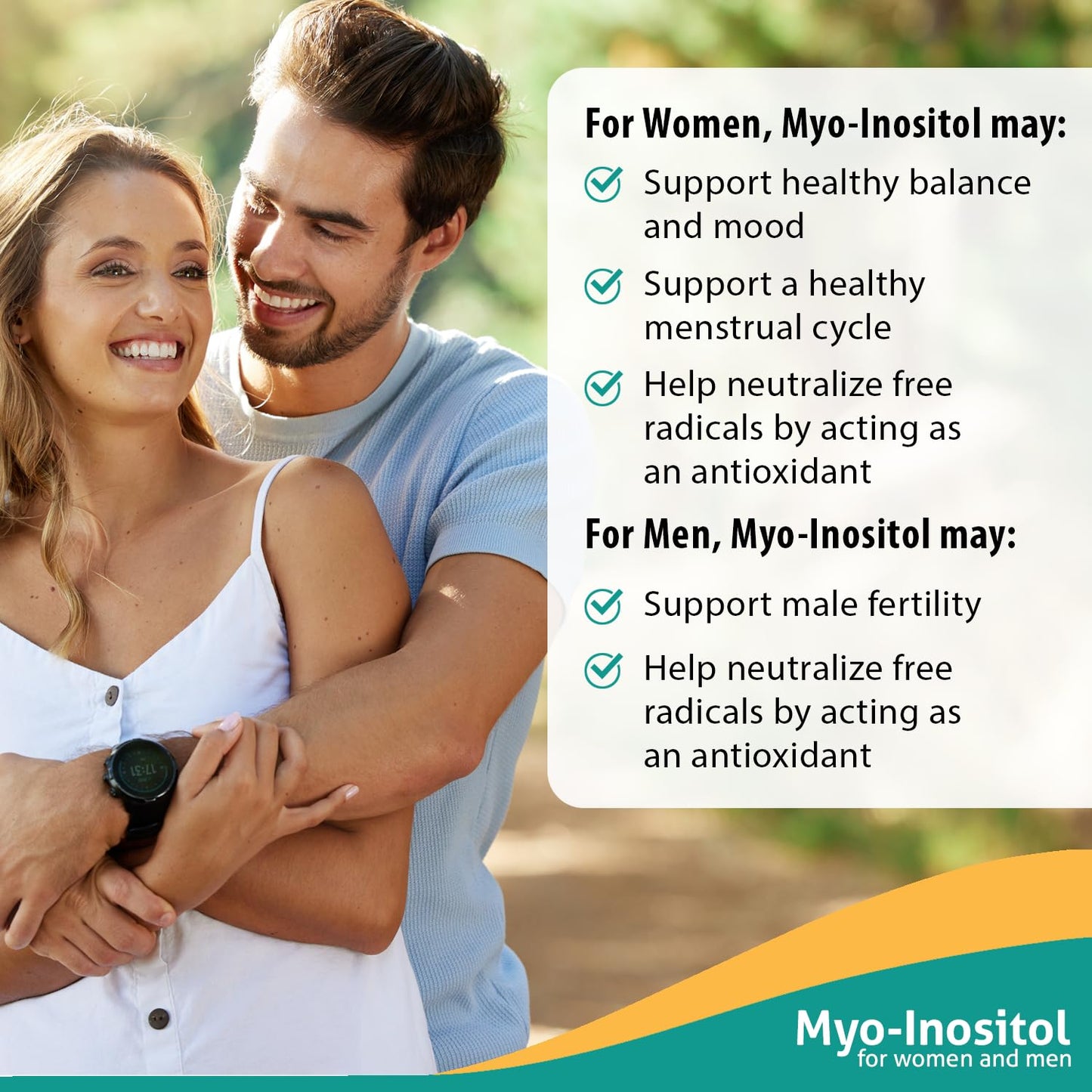 Fairhaven Health Myo-Inositol Supplement 2000mg | Male and Female Fertility Supplement