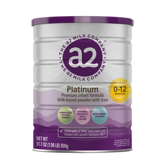 a2 Platinum Premium Infant Formula for Babies 0-12 Months | Milk-based Powder with Iron