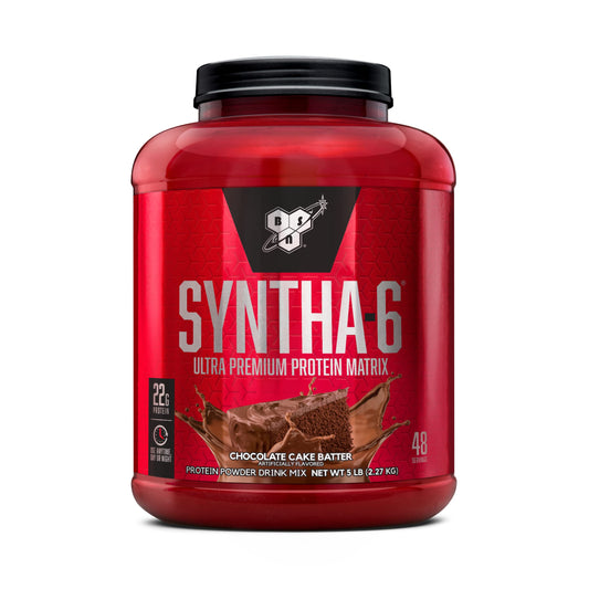 BSN SYNTHA-6 Whey Protein Powder with Micellar Casein, Milk Protein Isolate, Chocolate 