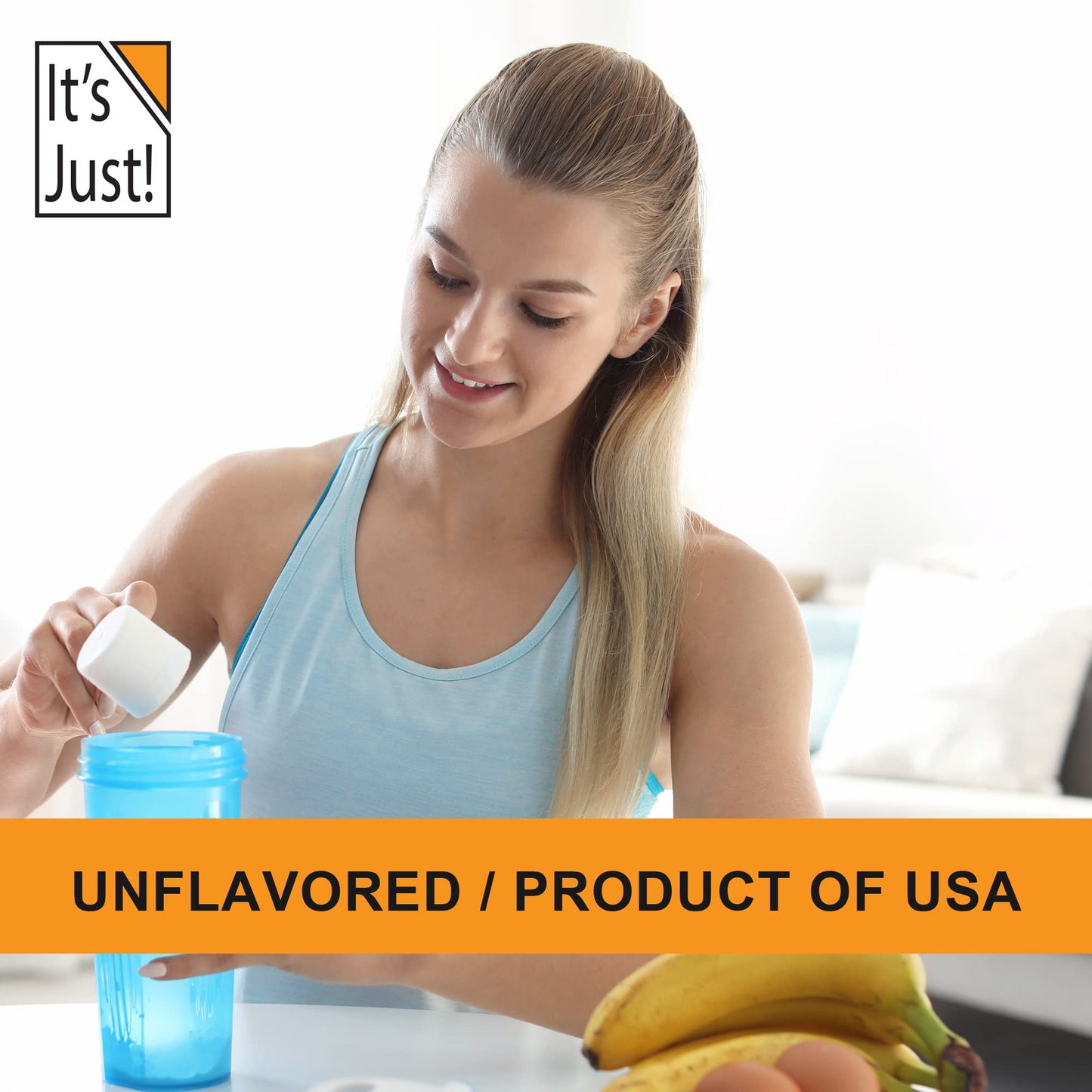 It's Just! - 100% Whey Protein Concentrate, Made in USA, Premium WPC-80, No Added