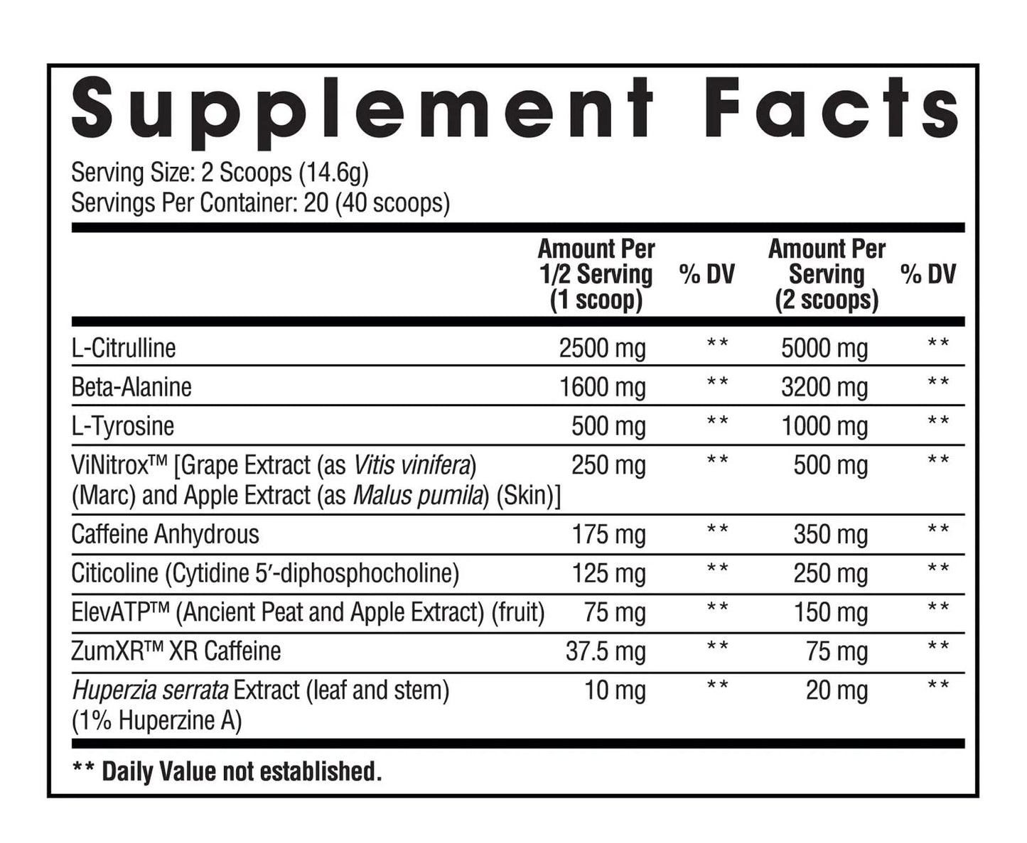 Arms Race Nutrition Harness Pre-Workout, 20 Servings (Big Sky)