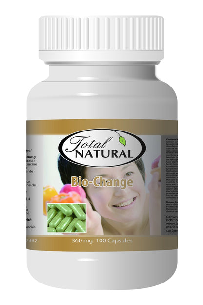 Bio-Change 360mg 100c [1 Bottle] by Total Natural, Women Health Care, Supports Hormonal Balance