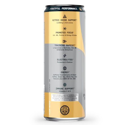 ZOA+ Pre-Workout Sugar-Free Energy Drink, Pineapple Passionfruit - Zero Sugar